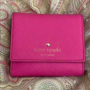 Small pink Kate Spade wallet